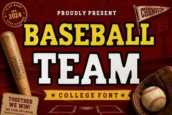 Designing Your Baseball Team's Custom Font