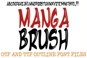 Creative Manga Fonts for Digital Projects