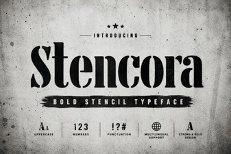 Styling Projects with the Stencora Font