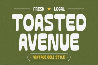 A Creative Typography Project Using Toasted Avenue Font