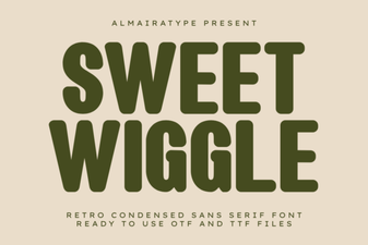 Sweet Wiggle Font for Creative Designs