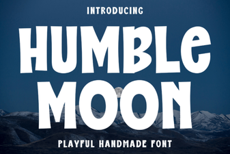 Humble Moon Font for Creative Web Projects